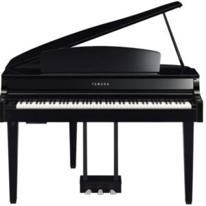 YAMAHA CLAVINOVA CLP665GP POLISHED BLACK PIANOFORTE DIGITALE A CODA NERO CLP-665GP