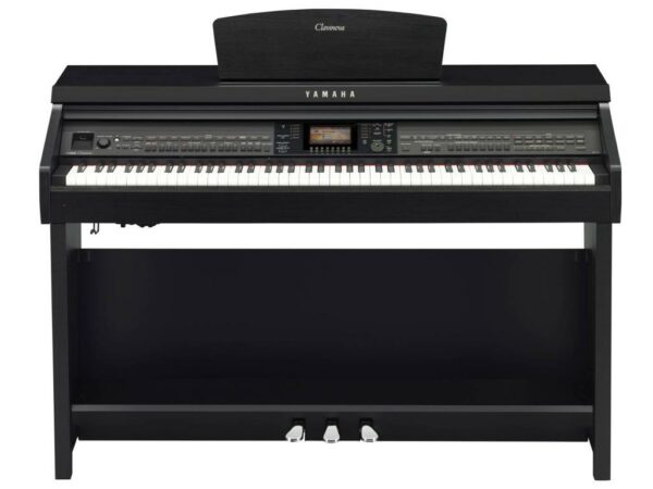 YAMAHA CLAVINOVA CVP701B PIANO PIANOFORTE DIGITALE GRADED HAMMER CON RITMI NERO SATINATO CVP-701 B