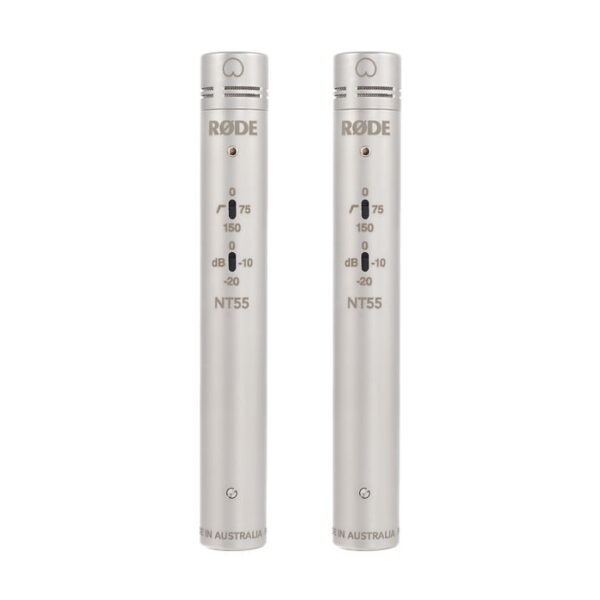 RODE NT55-MP COPPIA SELEZIONATA DI MICROFONI A CONDENSATORE MATCHED PAIR MICROFONO NT-55