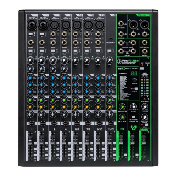 MACKIE PROFX12V3 MIXER ANALOGICO 12 CANALI USB CON EFFETTI PRO-FX12-V3