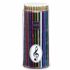 VIENNA WORLD K0688 GADGET DA REGALO MATITA MUSICALE CON CHIAVE DI VIOLINO VARI COLORI
