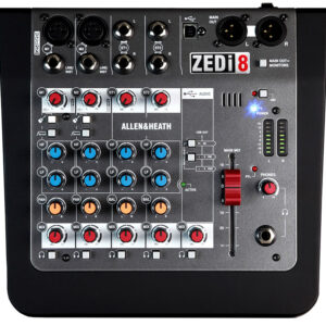 ALLEN & HEATH ZEDi 8 MIXER CON INTERFACCIA AUDIO 2 IN / 2 OUT USB ZED-i-8