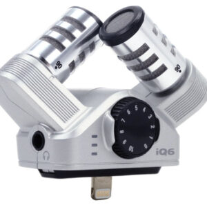 ZOOM IQ6 MICROFONO XY STEREO CON CONNETTORE LIGHTNING PER REGISTRARE CON IPHONE O IPAD IQ-6