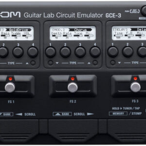 ZOOM GCE3 EMULATORE PROCESSORE DI EFFETTI PER CHITARRA SU INTERFACCIA USB 2.0 CON DSPG1X MULTIEFFETT