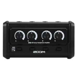 ZOOM ZHA-4 – AMPLIFICATORE PER CUFFIE 4 CANALI CON ALIMENTAZIONE A BATTERIA