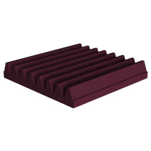 UNIVERSAL ACOUSTICS MERCURY WEDGE 300-50MM BURGUNDY ANNELLO PER ISOLAMENTO ACUSTICO 20 PEZZI