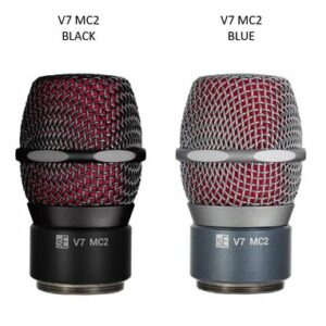 SE ELECTRONICS V7 MC2 BLACK & BLUE PER SENNHEISER CAPSULA DINAMICA SUPERCARDIOIDE
