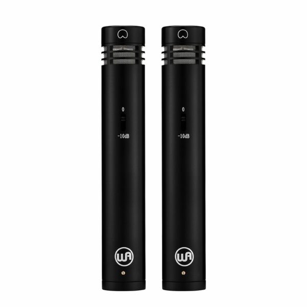 WARM AUDIO WA-84 BLACK COPPIA STEREO DI MICROFONI A CONDENSATORE A DIAFRAMMA PICCOLO
