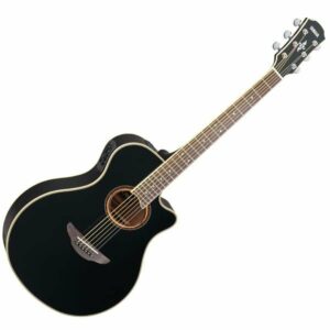 YAMAHA APX700 II BK BLACK CHITARRA ACUSTICA ELETTRIFICATA CUTAWAY NERA