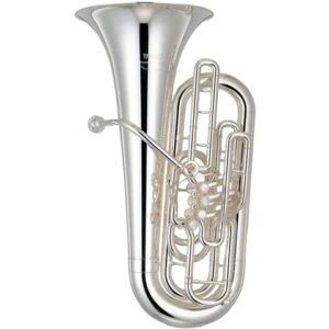 YAMAHA YFB621S BASSO TUBA IN Fa FORMATO 3/4 ARGENTATO