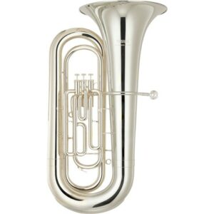 YAMAHA YBB201S BASSO TUBA IN Sib 3 PISTONI ARGENTATO