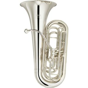 YAMAHA YCB621S BASSO TUBA IN DO 4 PISTONI ARGENTATO