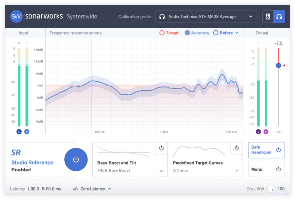 SONARWORKS REFERENCE 4 HEADPHONE EDITION - CODICE (DOWNLOAD) SOFTWARE DI CALIBRAZIONE PER CUFFIE