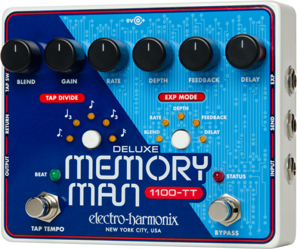 ELECTRO HARMONIX DELUXE MEMORY MAN 110 W/TT DELAY