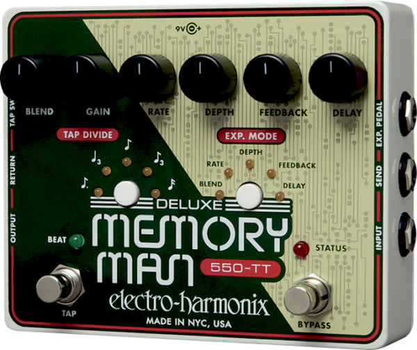 ELECTRO HARMONIX DELUXE MEMORY MAN W/TT DELAY