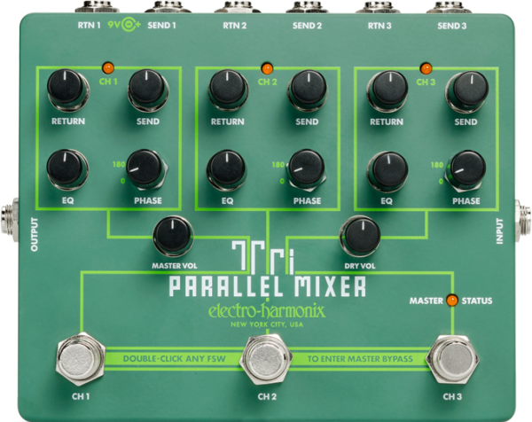 ELECTRO HARMONIX TRI PARALLEL MIXER ROUTER