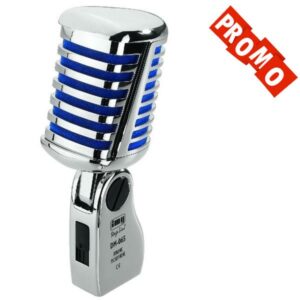 MICROFONO DINAMICO LOOK ANNI ’50 ’60 A "NOSTALGIA" CARDIOIDE DM-065