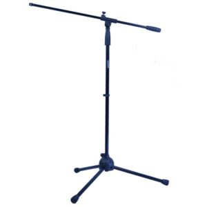 ASTA MICROFONICA IN ACCIAIO TUBOLARE. BA SE IN NYLON CARICATO MSZZ081