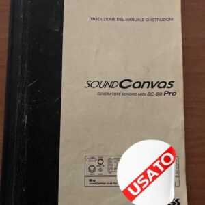 MANUALE D&apos;USO SOUND CANVANS SC-88 PRO ROLAND