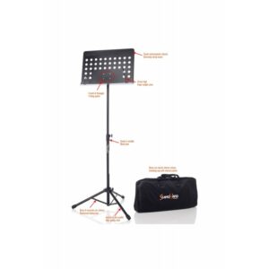 LEGGIO CON TAVOLA METALLO FORATA+BORSA BAS100 BESPECO