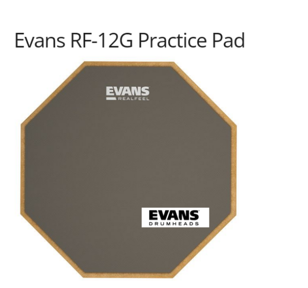 PRATIC PAD Evans RF-12G Practice Pad