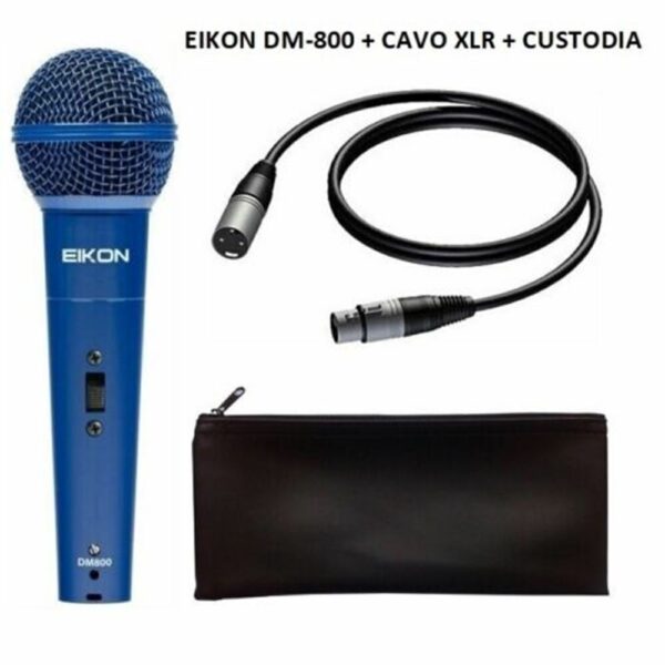 MICROFONO EIKON DM800BL
