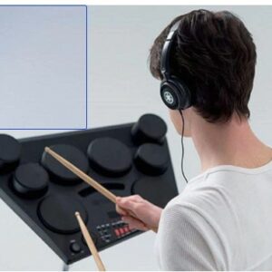 BATTERIA Yamaha DD75 Batteria Elettronica Digiatle 8 Touch Pad sensibili e 2 pedali, Nero
