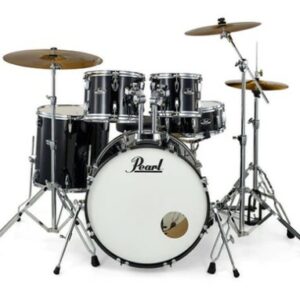 BATTERIA ACUSTICA PEARL RS525SBC/C31 Jet Black Batteria 5p completa di hardware piatti Sabian