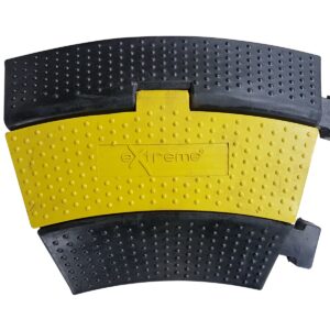 EXTREME CC2230 PRO PEDANA PASSACAVO CARRABILE CURVA DA 30° 2 CANALI DA 30mm CARICO 20 TONNELLATE LARGA 50mm