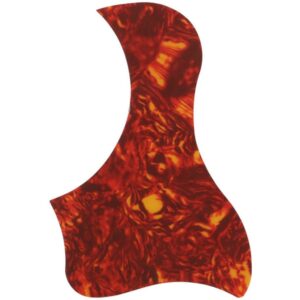Battipenna per Chitarra Acustica Autoadesivo (Tartarugato Sagomato)
