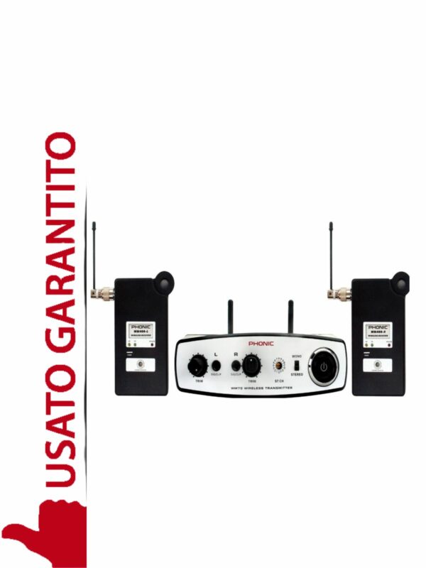 Phonic WM-SYS3-863 Sistema Wireless per Diffusori Attivi