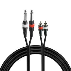 Cavo 2x RCA – 2x Jack 3 mt.