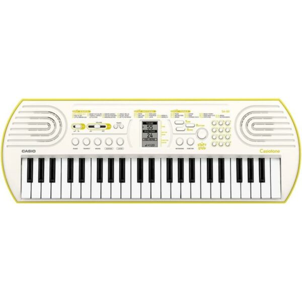 TASTIERA CASIO SA80 Tastiera Elettronica 44 Tasti (Bianca fondo verde)
