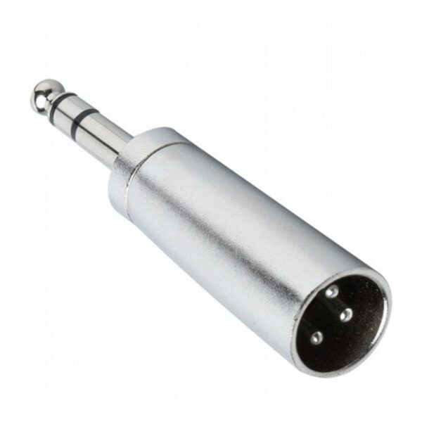 Adattatore Presa XLR (M) a Spina Jack ø 6,3 mm. Bilanciato (M)