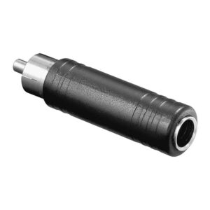 Adattatore Spina RCA (M) – Presa Jack Mono 6,3 mm. (F)