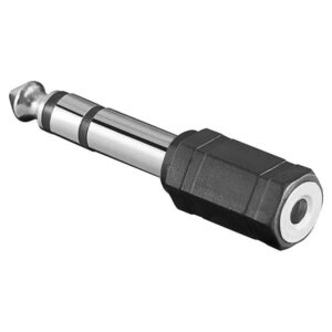 Adattatore Spina Jack Stereo 6,3 mm. (M) – Presa Jack Stereo 3,5 mm. (F
