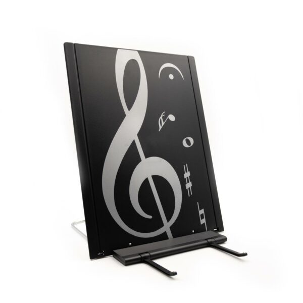 Leggio A4 da tavolo con tema musicale