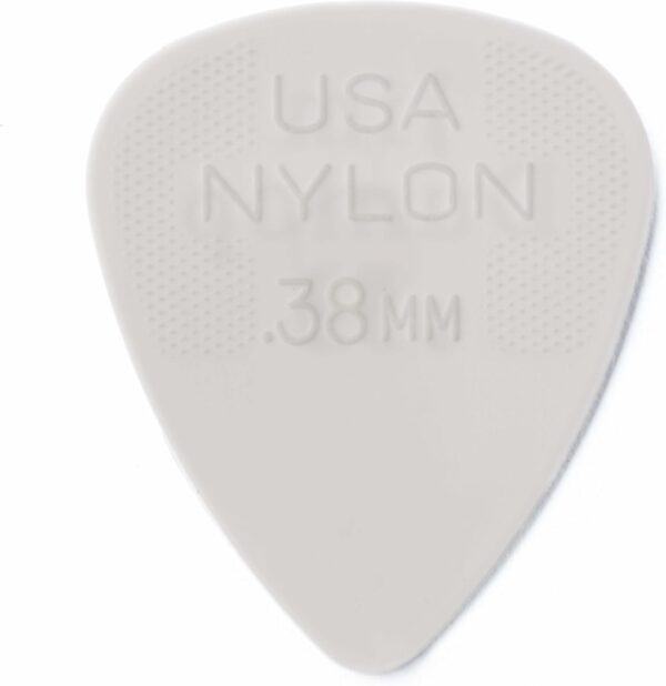 Dunlop - Plettri standard in nylon, 0,38 mm, confezione da 6