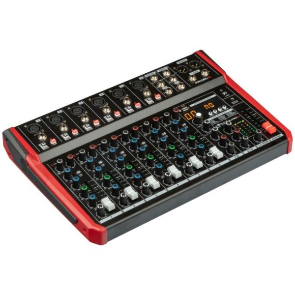 MIXER PLAYMIX10Mixer 10 ingr. Bluetooth, lettore MP3, Registrazione stereo USB