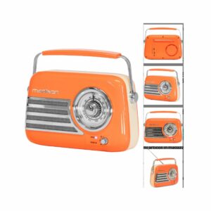 RADIO MADISON ARANCIONE VINTAGE