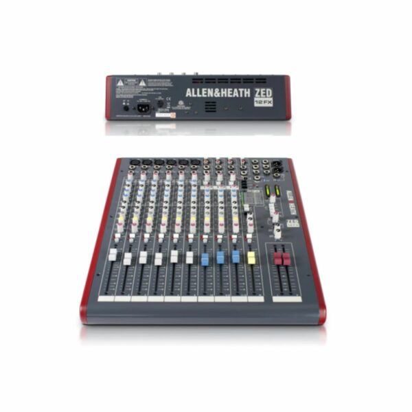 MIXER Allen & Heath ZED-12FX multiuso con FX x suono e registrazione dal vivo