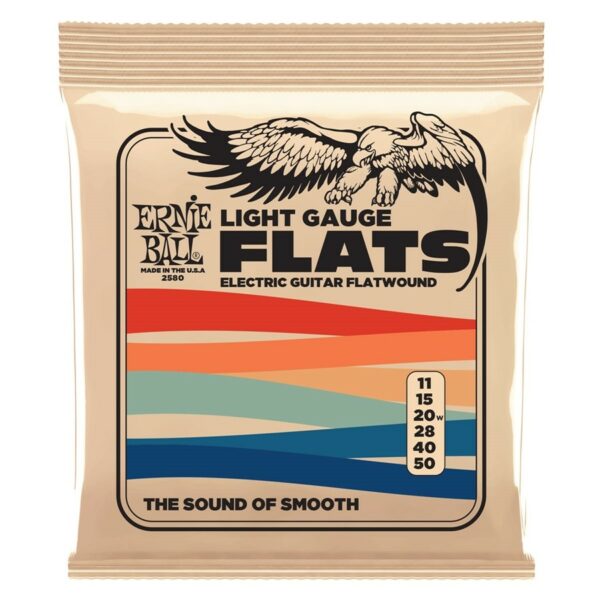 Ernie ball 2580 light flat el guitar 11-50