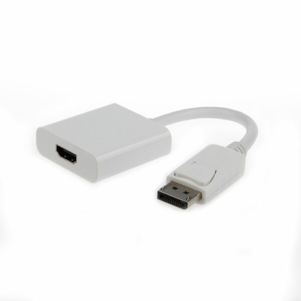CABLEXPERT DISPLAYPORT TO HDMI ADAPTER CABLE, WHITE