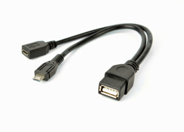 CABLEXPERT CAVO USB OTG AF A MICRO BM, 0.15 M