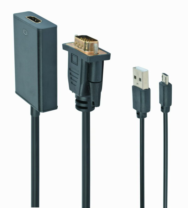 CABLEXPERT ADATTATORE DA HDMI A VGA, PORTA SINGOLA