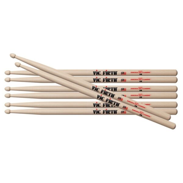 Vic firth 2b american classic pack 3+1