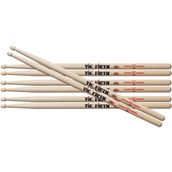 Vic firth 7a american classic pack 3+1