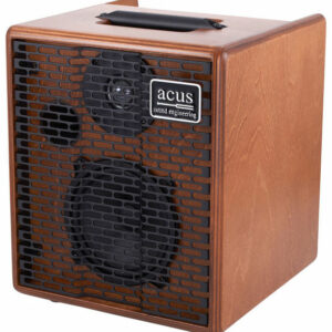 ACUS SOUND ONE FORSTRINGS 5 AMPLIFICATORE PER CHITARRA ACUSTICA BIAMPLIFICATO 5″ + TWEETER 50 WATT 1 INPUT LINE + MICROFONO
