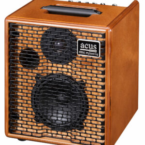 ACUS SOUND ONE FORSTRINGS 5T AMPLIFICATORE PER CHITARRA ACUSTICA BIAMPLIFICATO 5″ + TWEETER 50 WATT 2 INPUT LINE + MICROFONO