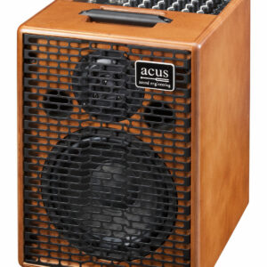 ACUS SOUND ONE FORSTRINGS 8 AMPLIFICATORE PER CHITARRA ACUSTICA BIAMPLIFICATO 8″ + TWEETER 200 WATT 2 MICROFONICI + 1 LINEA
